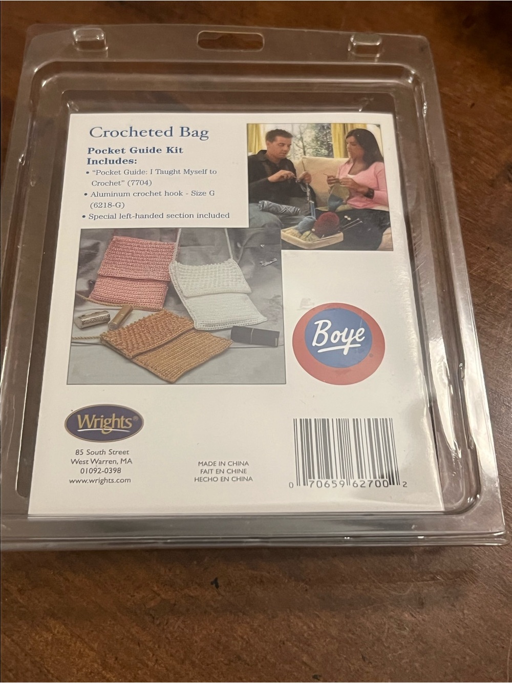 Boye, I Taught Myself to Crochet kit, Vintage - Picture 5 of 5